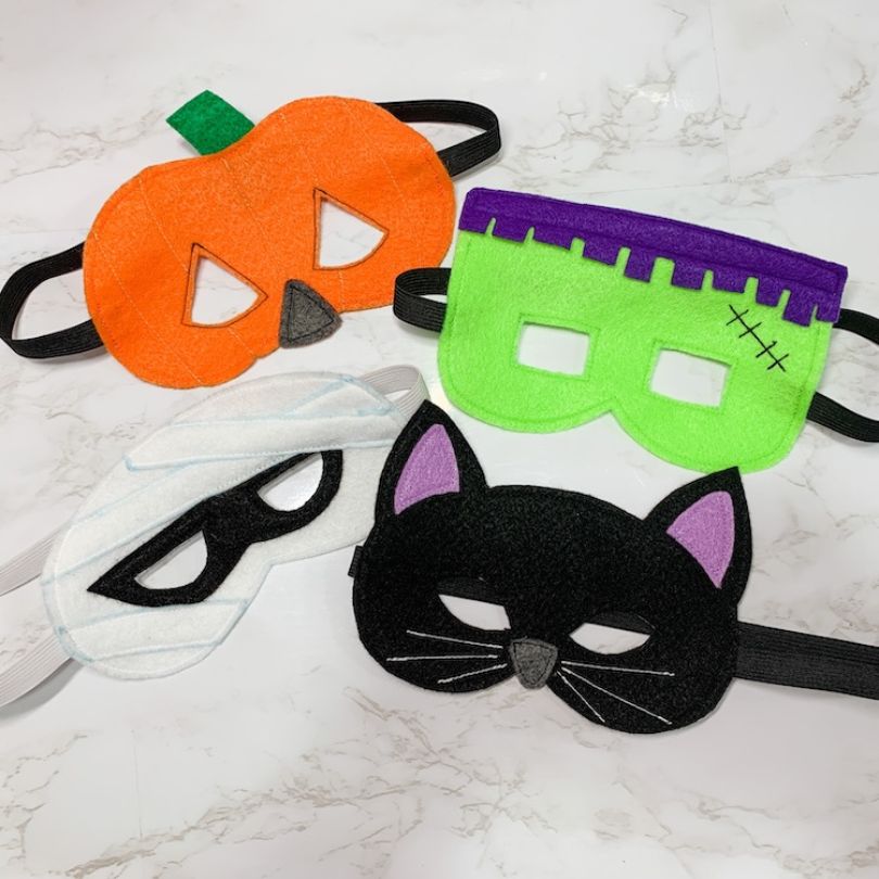 Create Friendly Felt Kids Masks for Halloween: Easy Sewing Fun for the ...